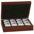 Rosewood Golf Ball Case - Engraved Flexibrass Plate